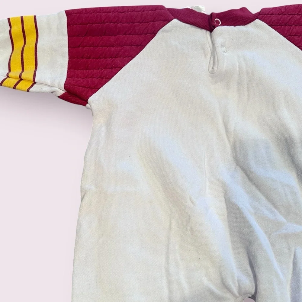Vintage 1994 NFL Peanuts Snoopy Washington Redskins One Piece Sz 6-9 Months - Picture 11 of 11